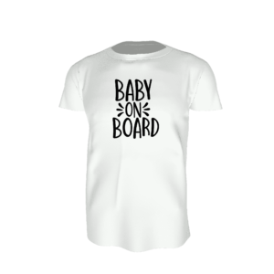Baby on board shirt
